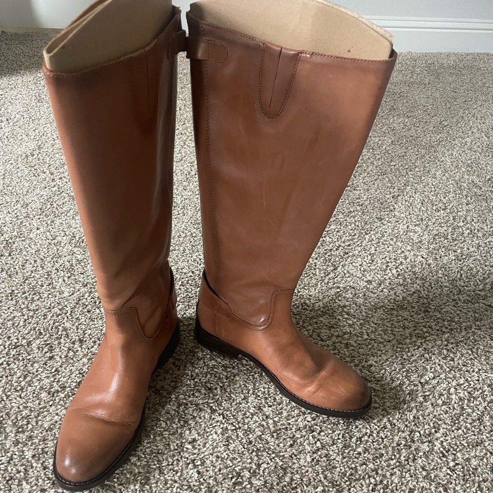 Sam Edelman Tan Over the Knee Boots